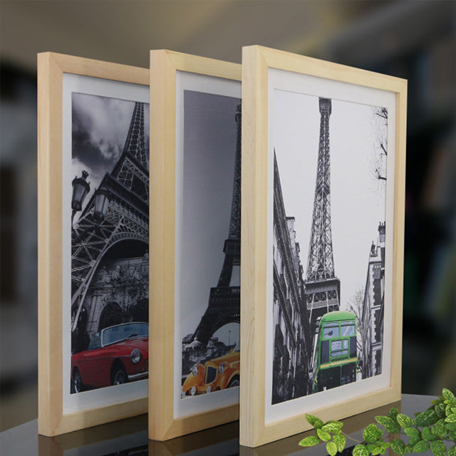 Wooden Solid Nature Photo Frame CharaDecor