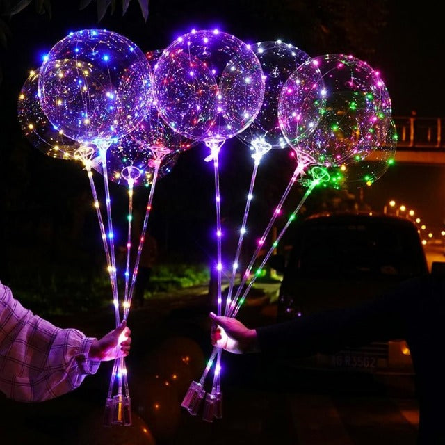 LED Light Balloon Decoration (10pcs)