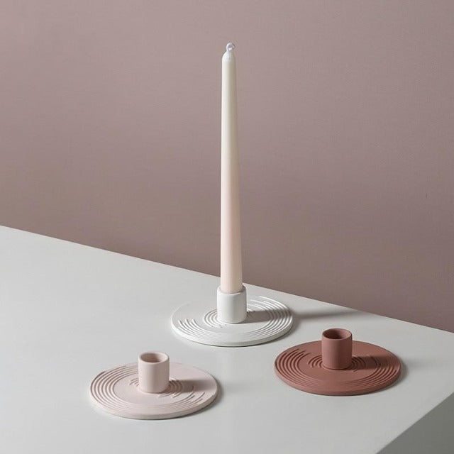 Nordic Dinner Tabletop Candle Holders CharaDecor