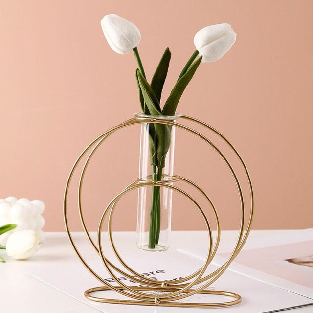 Nordic Simple Flower Stand Iron Frame CharaDecor