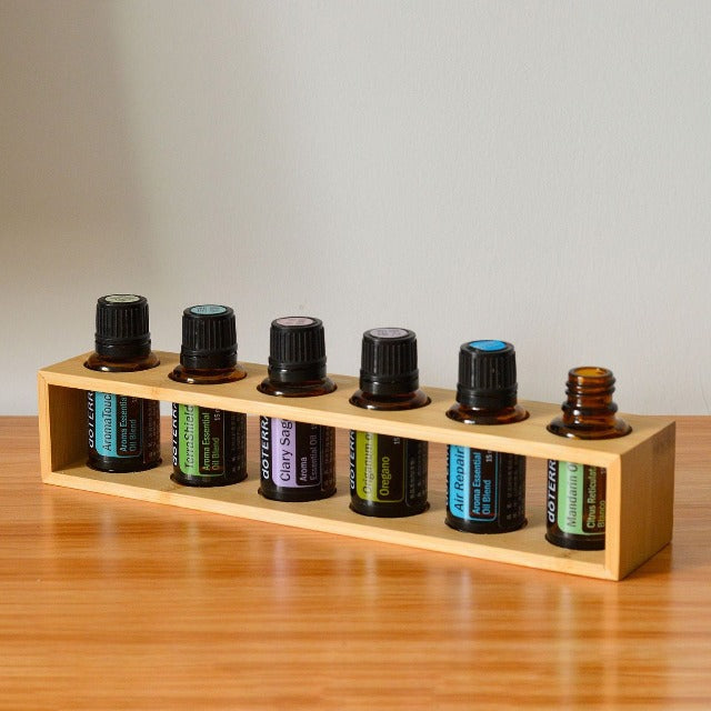 Bamboo Wood Essential Oil Storage