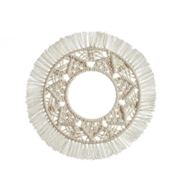 Macrame Round Mirrors – Růža Decor Boutique